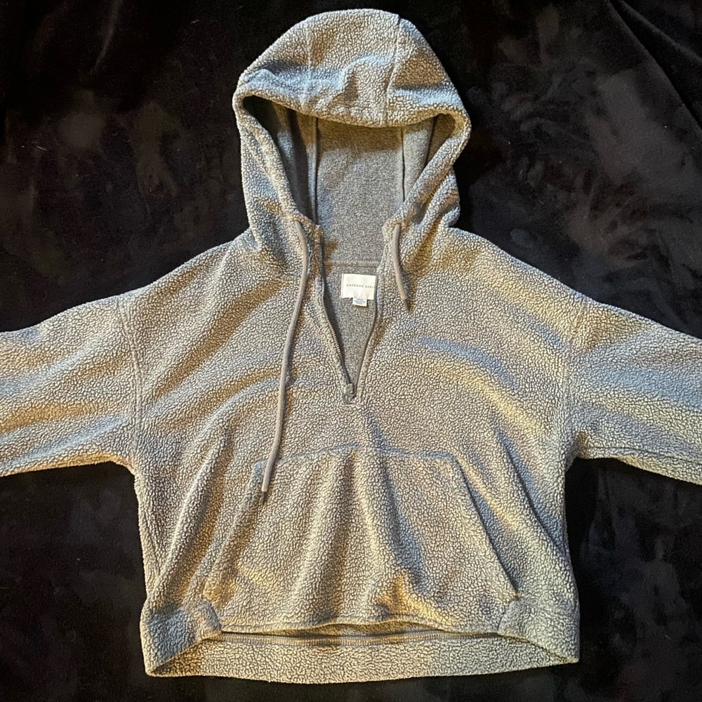 A&E Cropped Quarter Zip